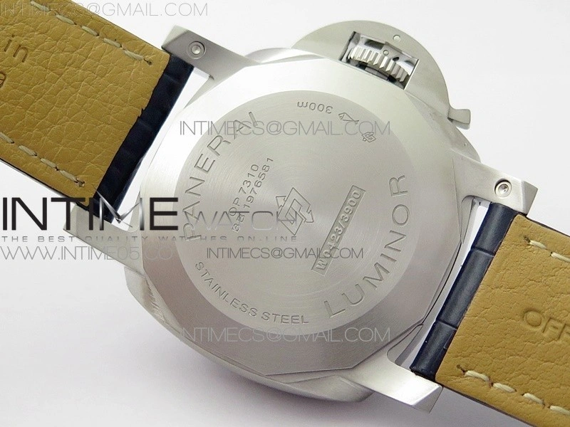PAM1313 VSF 1:1 Best Edition Blue Dial on Blue Leather Strap P.9010 Clone